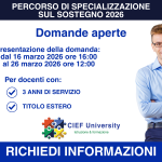 specializzazione sostegno