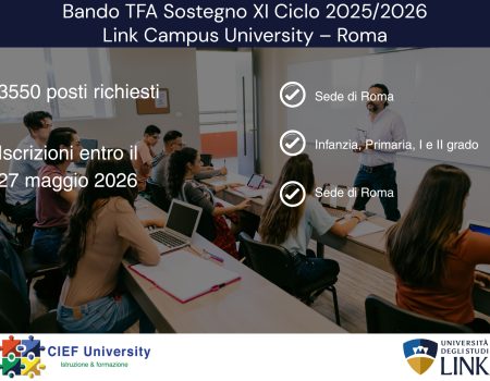 Offerta Link Campus specializzazione sostegno