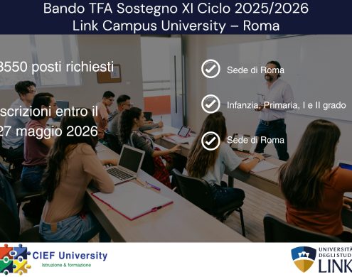 Offerta Link Campus specializzazione sostegno