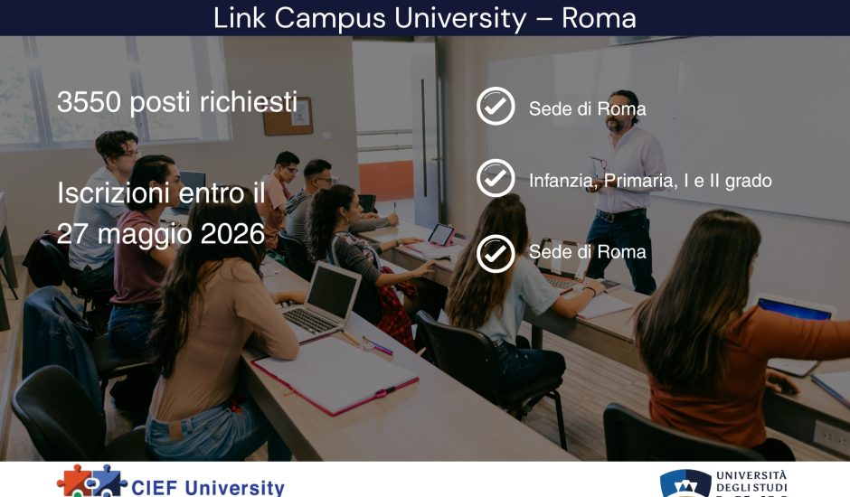 Offerta Link Campus specializzazione sostegno