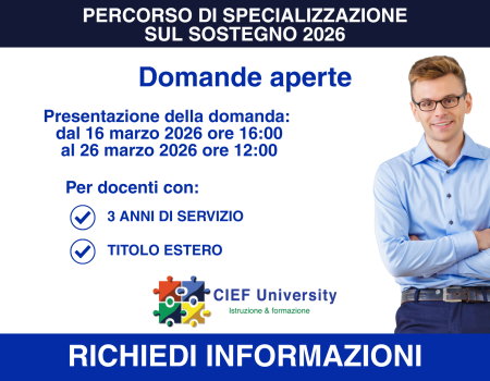 specializzazione sostegno